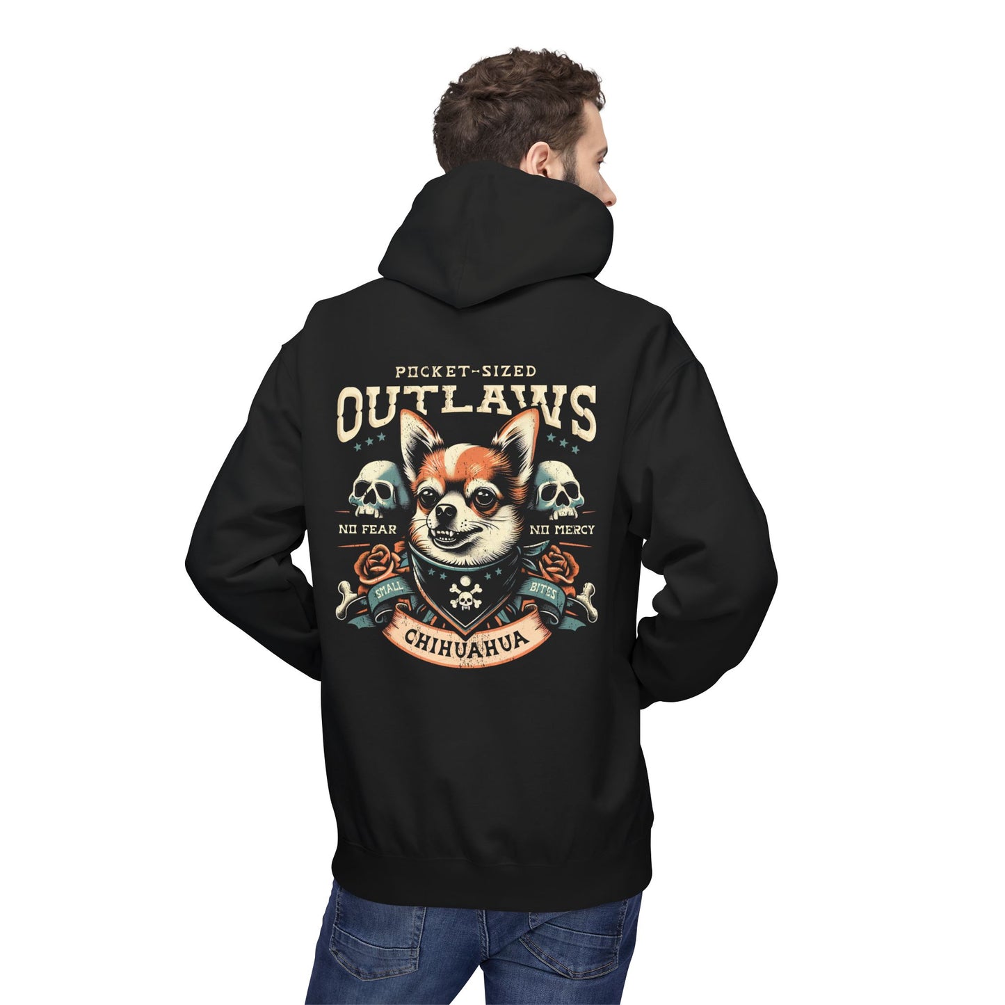 Chihuahua – Pocket-Sized Outlaws Hoodie