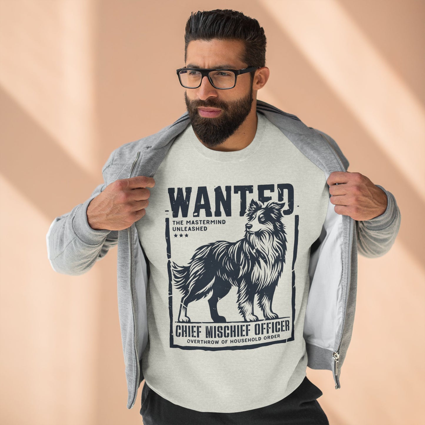 Wanted – Chief Mischief Officer (Border Collie Edition) Sweatshirt