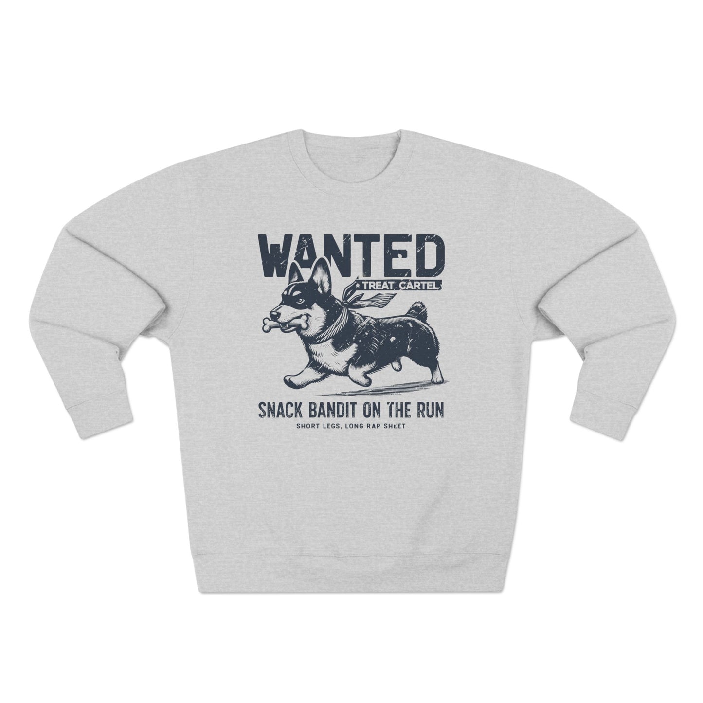 Wanted – Snack Bandit On The Run (Corgi Edition) Sweatshirt