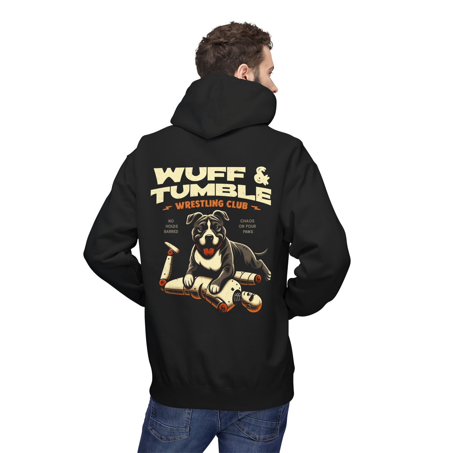 Wuff And Tumble Wrestling Club Hoodie
