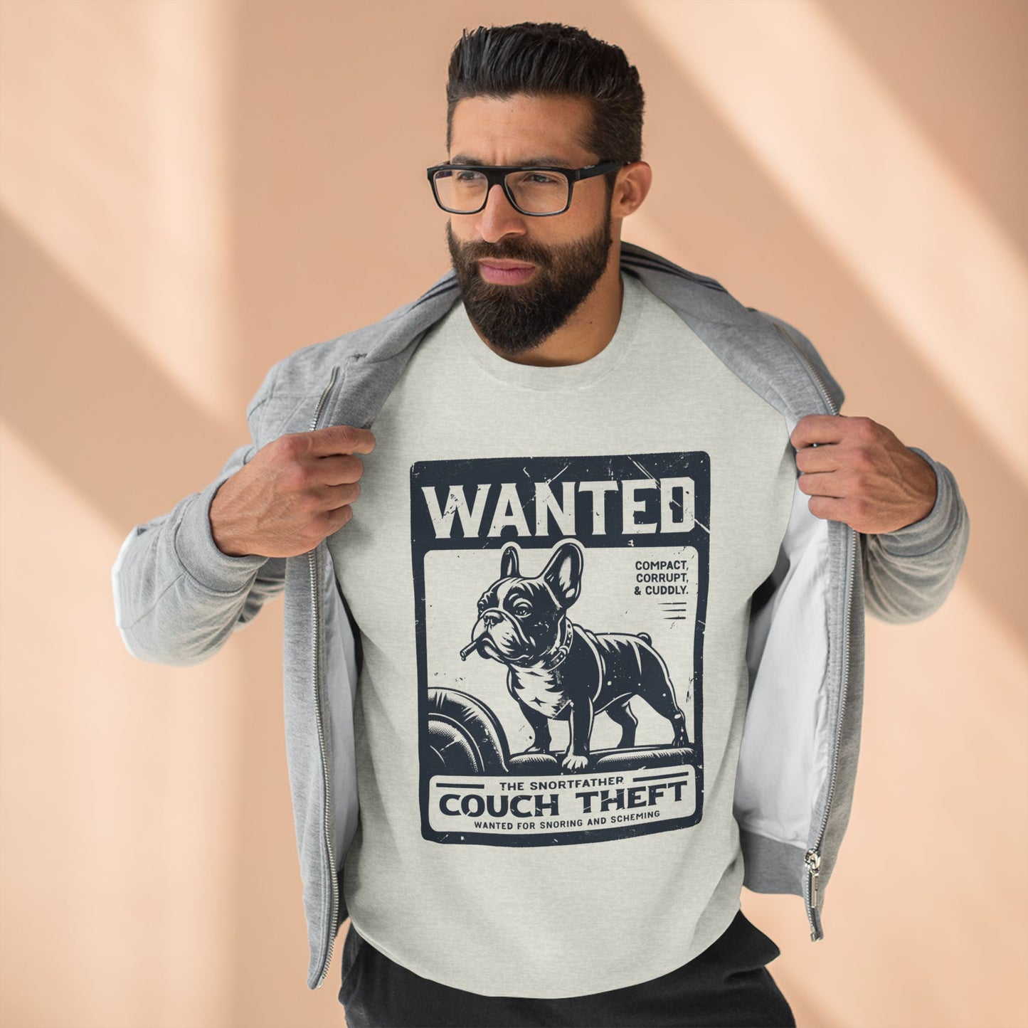 Wanted – The Snortfather (Frenchie Edition) Sweatshirt