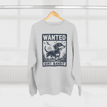 Wanted – Dirt Bandit (Dachshund Edition) Sweatshirt
