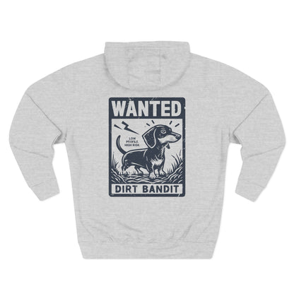 Wanted – Dirt Bandit (Dachshund Edition) Hoodie