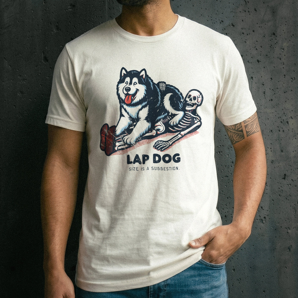 Lap Dog. Size Is a Suggestion.