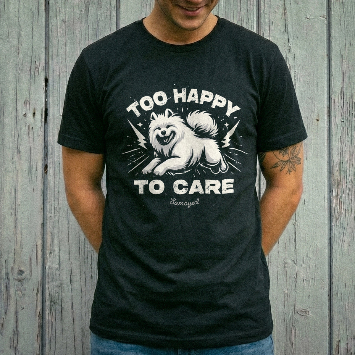 Samoyed – Too Happy to Care
