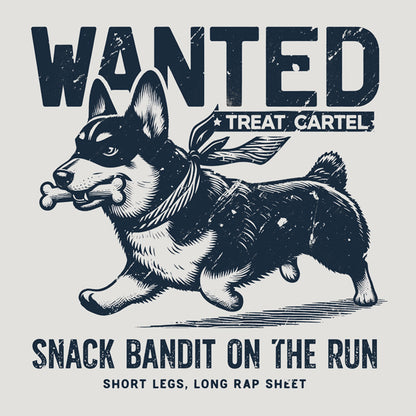 Wanted – Snack Bandit On The Run (Corgi Edition) Hoodie