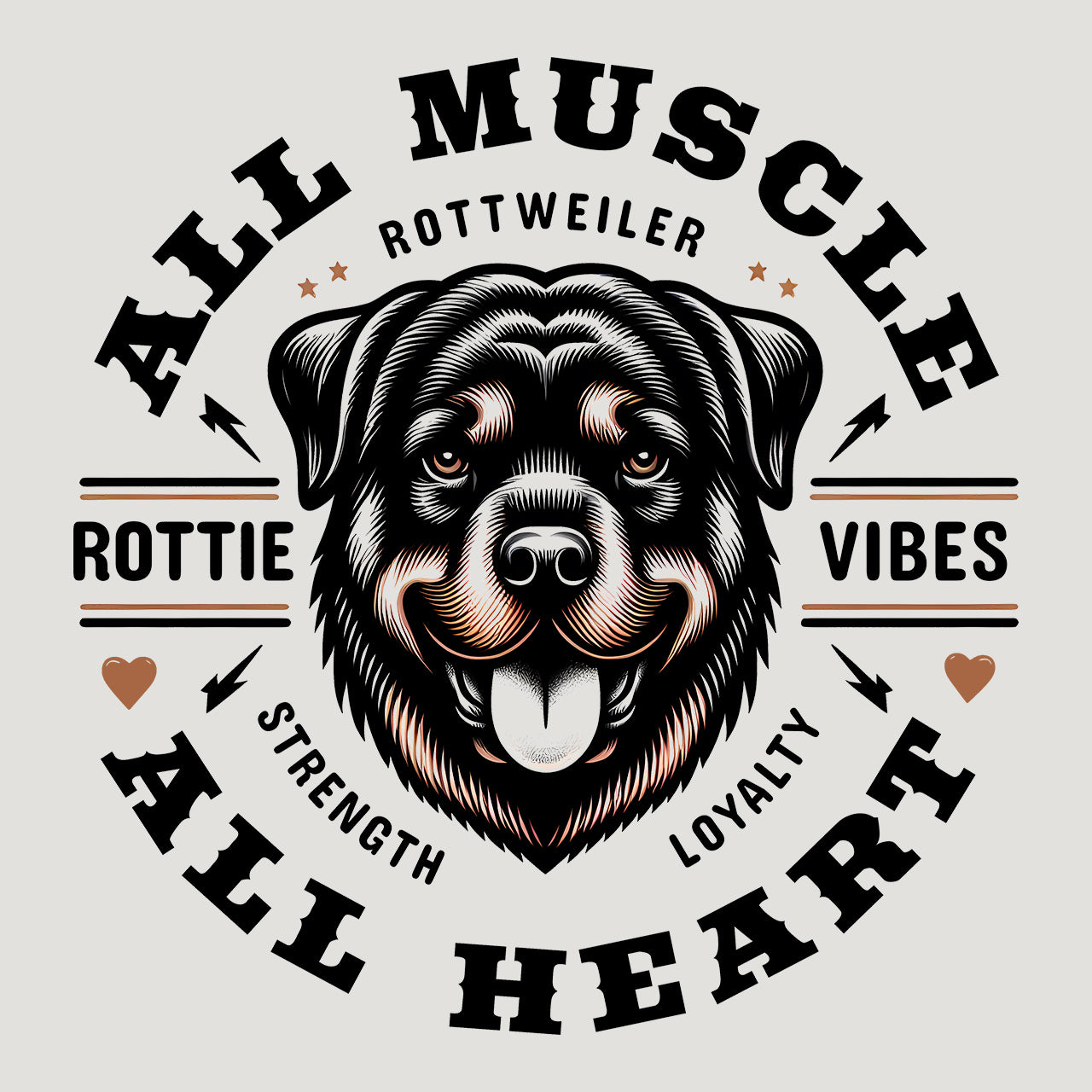 Rottweiler - All Muscle, All Heart