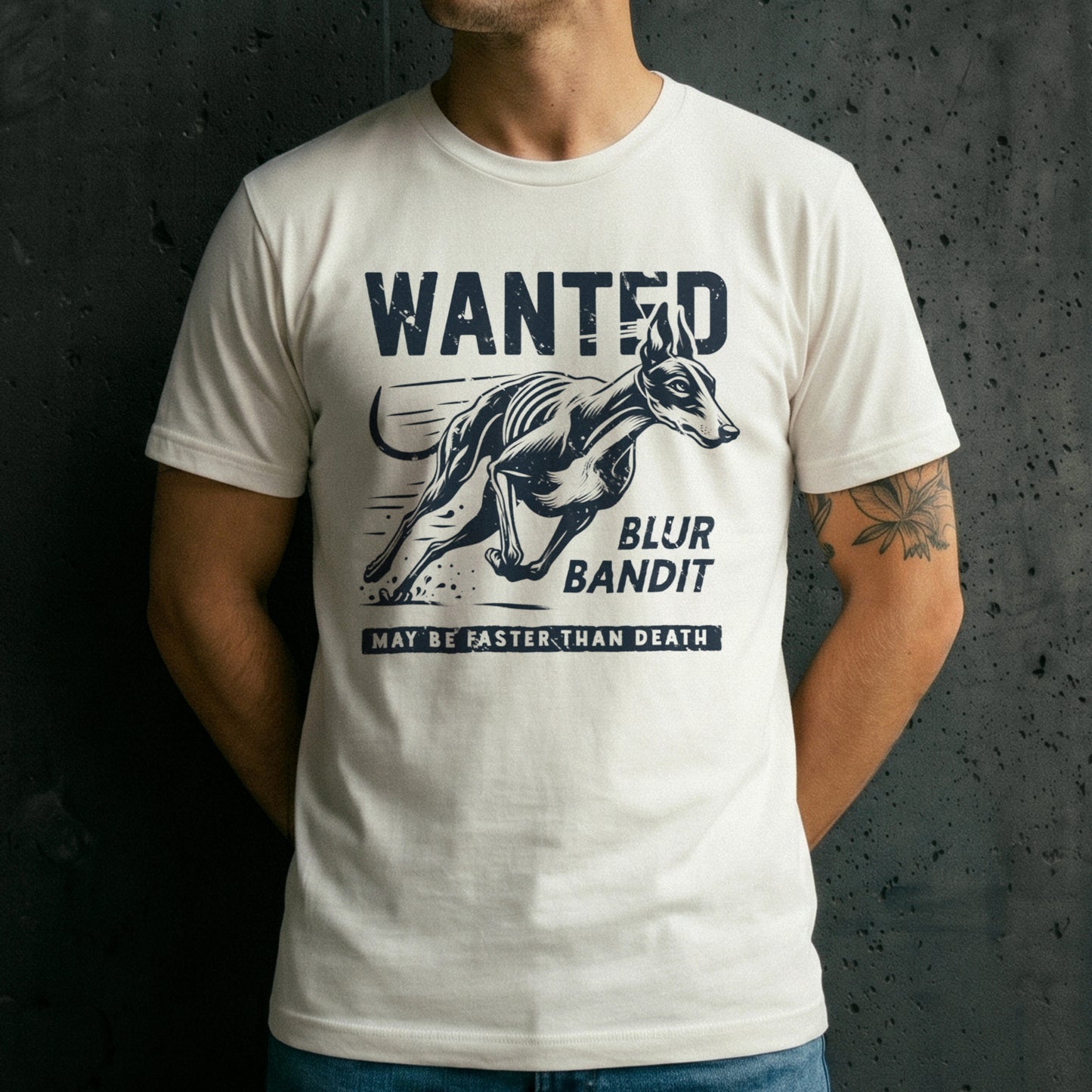 Wanted – Blur Bandit (Greyhound Edition) T-Shirt
